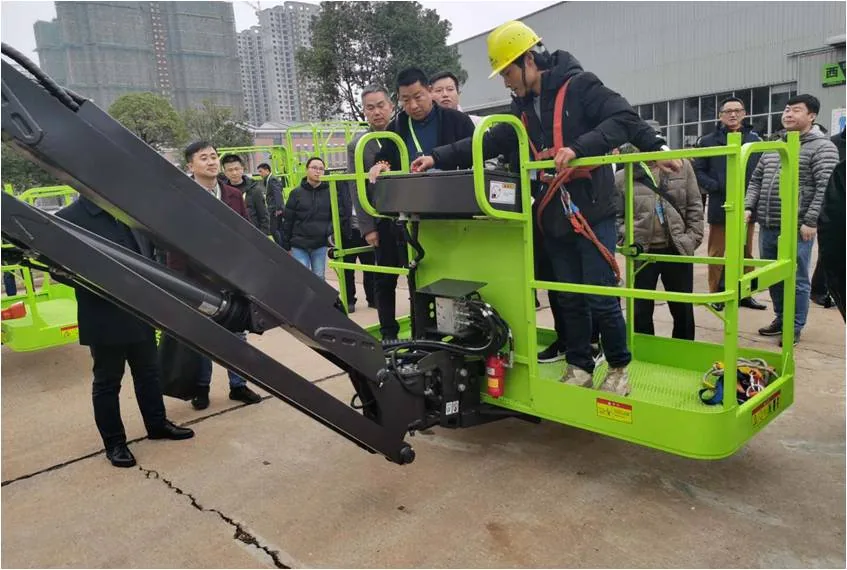 Customer acceptance test of boom lift