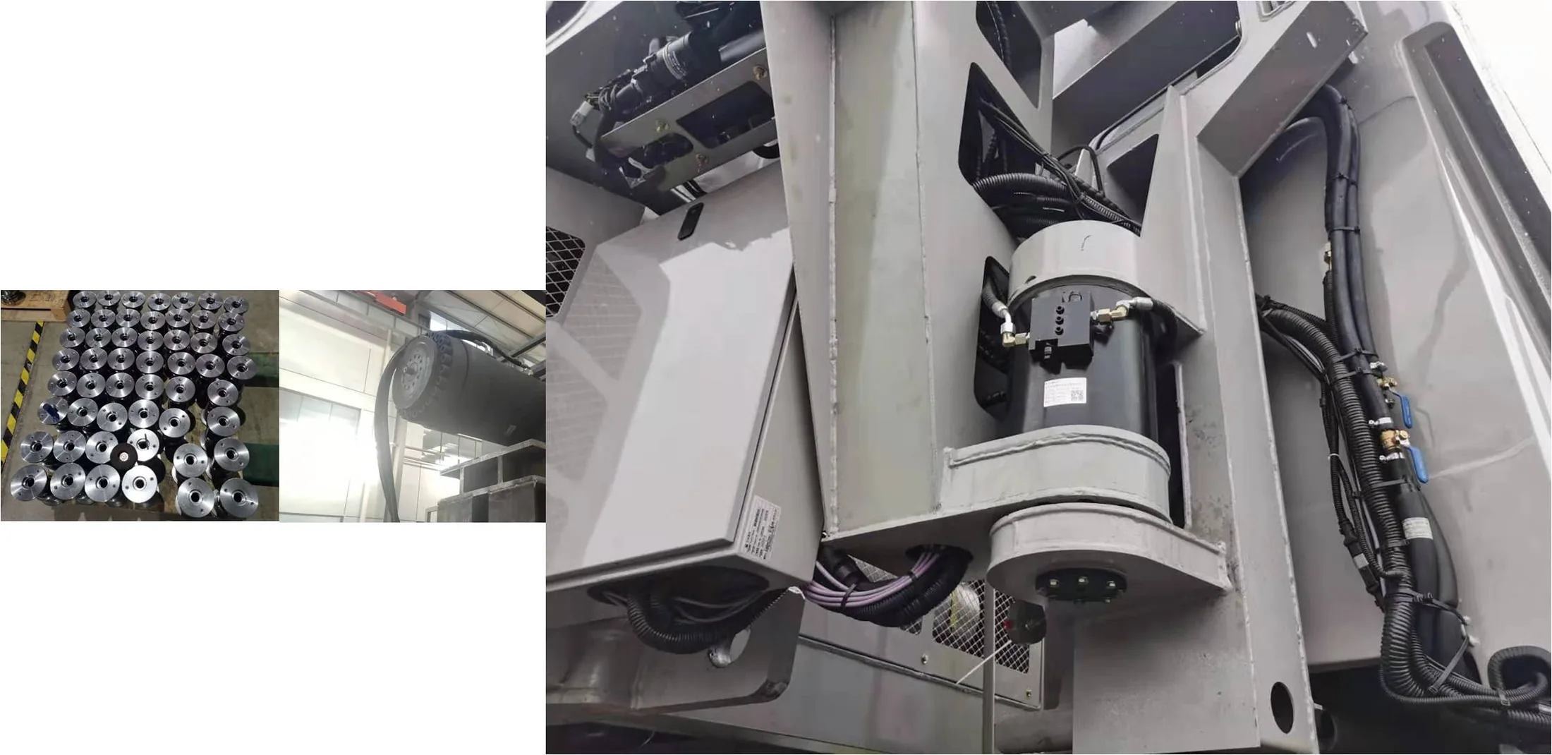 Machined actuator components and installed unit
