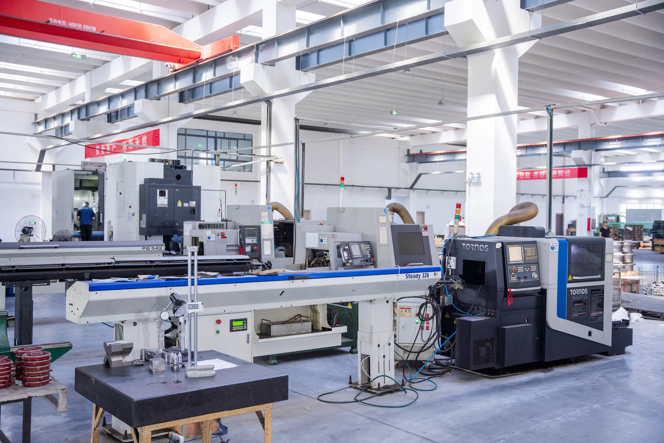 Tornos Swiss-type lathes with bar feeders