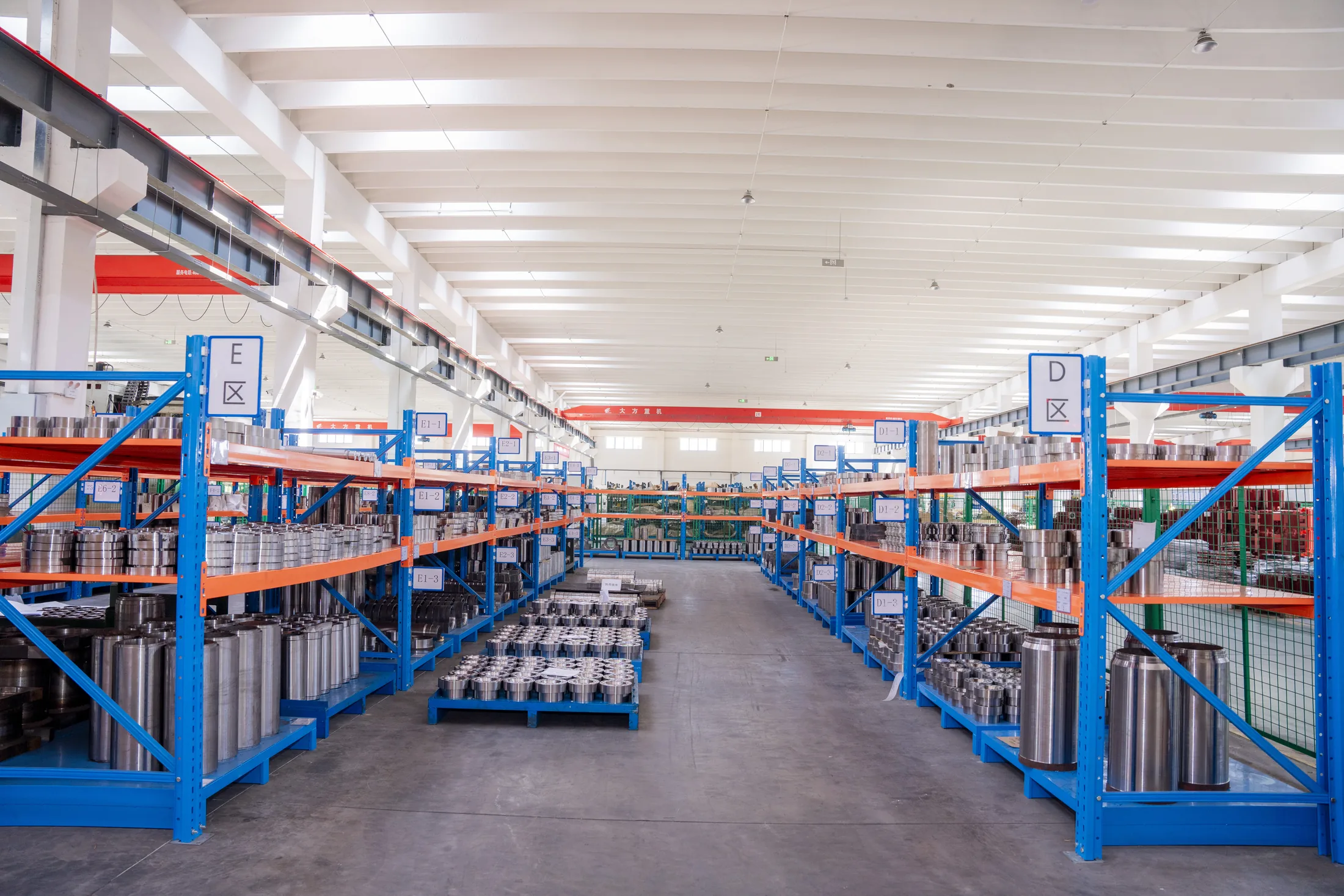 Semi-finished goods warehouse